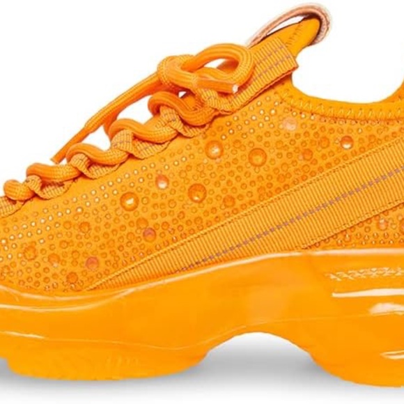 STEVE MADDEN Maxima Orange Sneakers - Picture 3 of 5